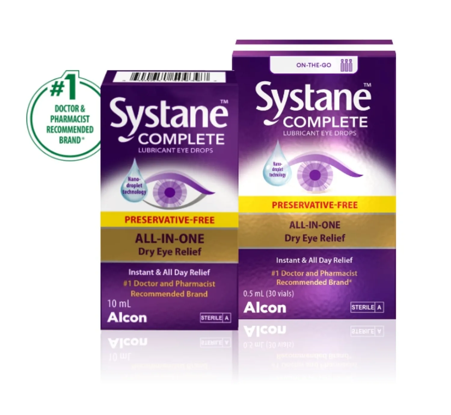 SYSTANE Complete Preservative-Free Eye Drops 2 x 10 mL Canada packshot
