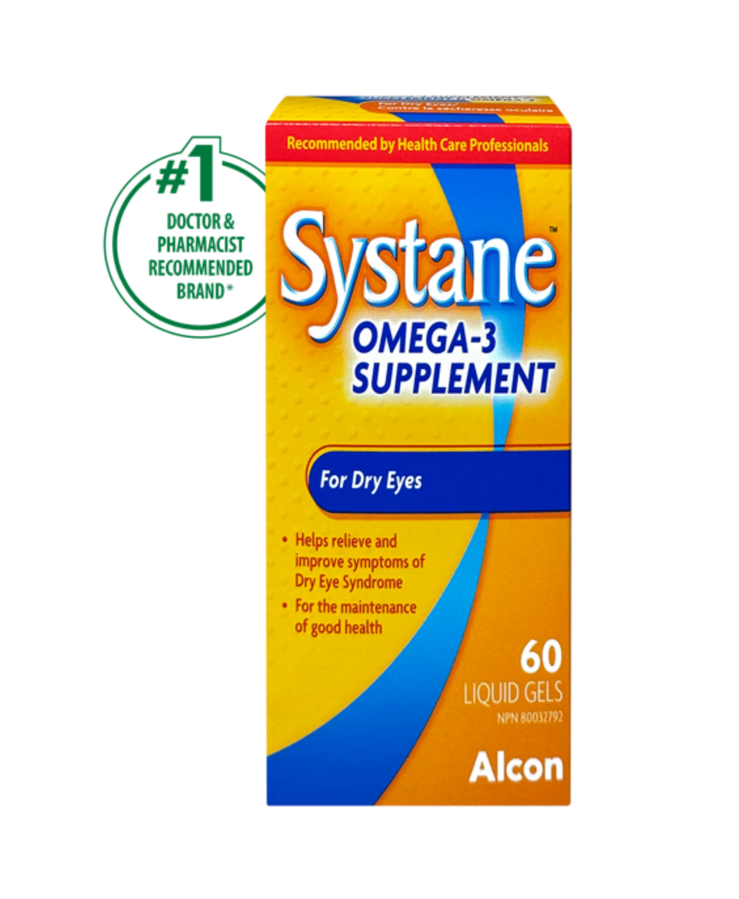 SYSTANE Omega-3 Supplement Canada bottle front